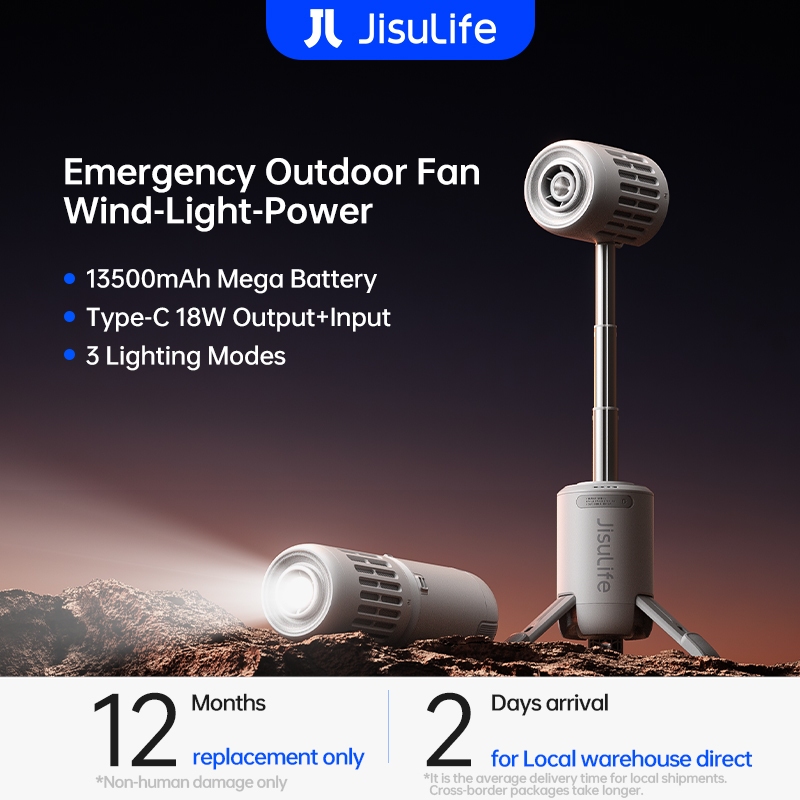 JISULIFE Ultra1 rechargeable outdoor fan